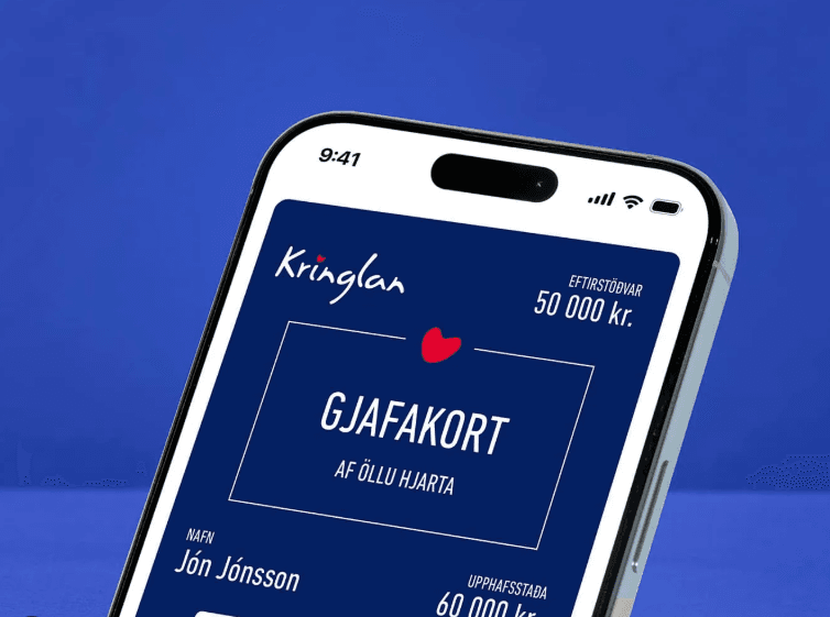 Gjafakort – Fá í síma
